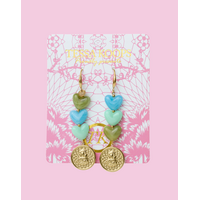 OCEAN HEARTS EARINGS