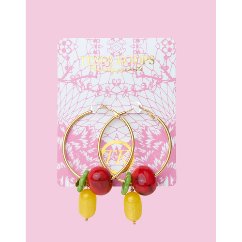 TESSA KOOPS FLOWER HOOPS OORBELLEN TESSA KOOPS FLOWER HOOPS OORBELLEN