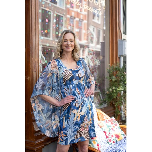 TESSA KOOPS VANITY BLUE IRIS JURK TESSA KOOPS VANITY BLUE IRIS JURK