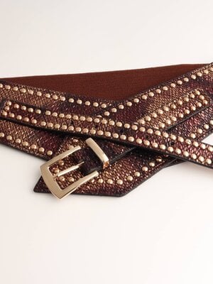 TESSA KOOPS STUDS STRETCH RIEM SNAKE FANTASY TESSA KOOPS STUDS STRETCH RIEM SNAKE FANTASY