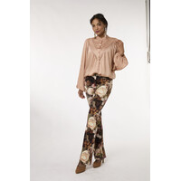 SUZE BLUSH SATIN TOP