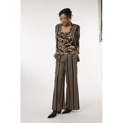 TESSA KOOPS JAEL CADINI BROWN BLAZER