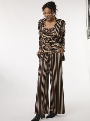 TESSA KOOPS PAVEL CADINI BROWN BROEK