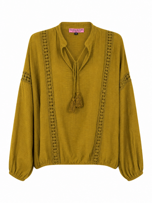 TESSA KOOPS GRAZIA GREEN TOP