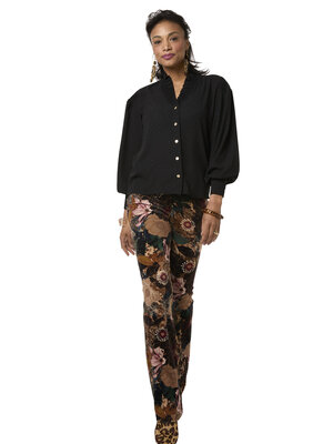 TESSA KOOPS SANDRA BLACK GEM TOP TESSA KOOPS SANDRA BLACK GEM TOP