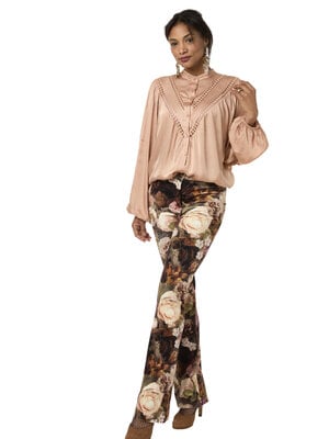 TESSA KOOPS SUZE BLUSH SATIN TOP TESSA KOOPS SUZE BLUSH SATIN TOP