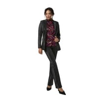 JANNA BLACK SNAKE BLAZER