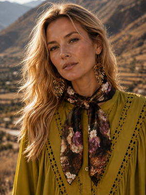 TESSA KOOPS LOLA SMALL FIORELLA SCARF TESSA KOOPS LOLA SMALL FIORELLA SCARF