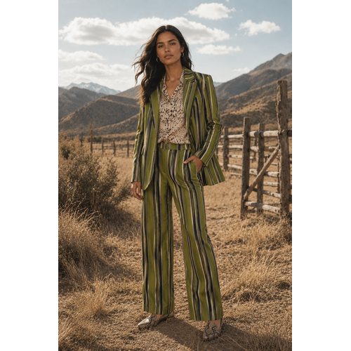 TESSA KOOPS JAEL CADINI GREEN BLAZER TESSA KOOPS JAEL CADINI GREEN BLAZER