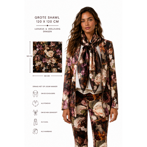 TESSA KOOPS LOLA BIG FIORELLA SCARF