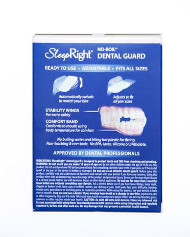 SleepRight Tandenknarsen Dura Comfort - nieuw en verbetert knarsbitje SleepRight Tandenknarsen Dura Comfort - nieuw en verbetert knarsbitje