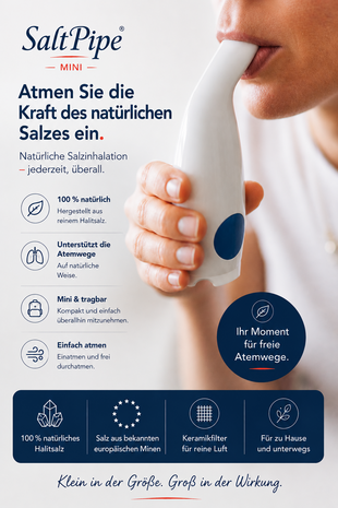 Saltpipe Mini Salt Inhaler – 20 g