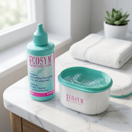 Ecosym Forte Weekly Cleaner 100 ml – wekelijkse reiniger voor bitjes en aligners Ecosym Forte Weekly Cleaner 100 ml – wekelijkse reiniger voor bitjes en aligners