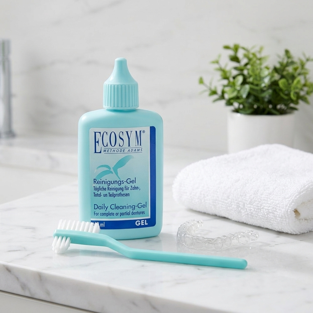 Ecosym Appliance Brush mit Daily Gel für Aligner und Retainer