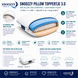 Snoozzy Pillow Toppertje 3.0 – adjustable pillow with a soft and firm side Snoozzy Pillow Toppertje 3.0 – adjustable pillow with a soft and firm side