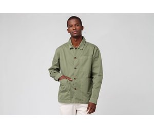 worker jacket green