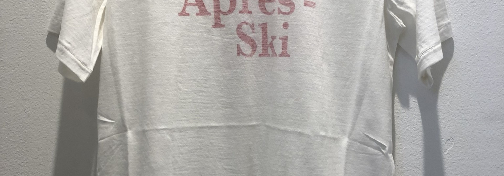 Aprers-ski Cotton T-shirt White