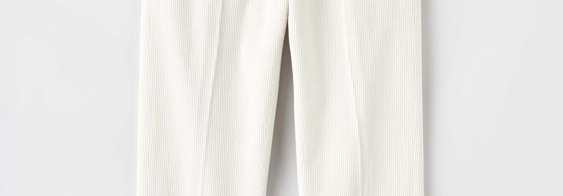 Cone Ppt Off White Cord Trouser