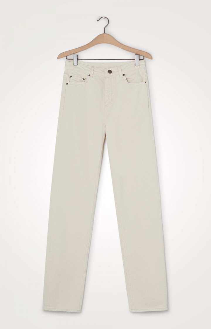 ecru color jeans