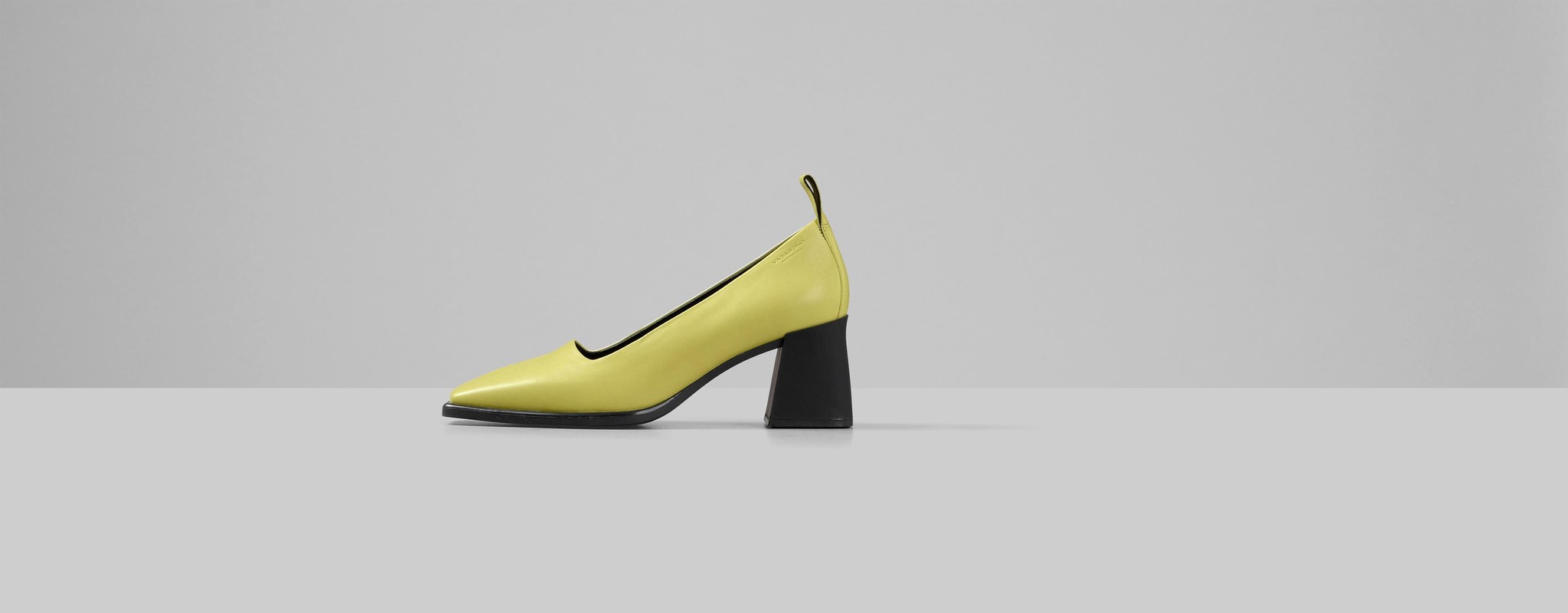 Vagabond Hedda Leren Half Hoge Pump Groen - RAUW.STORE