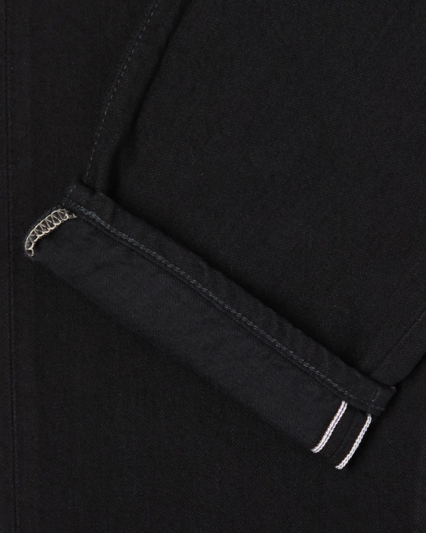 Loose Tapered Black Selvedge Denim - RAUW.STORE