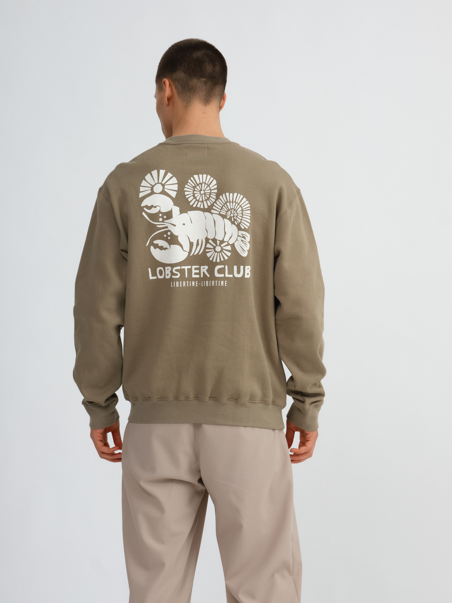 Society Sweater Green Lobster Club-3