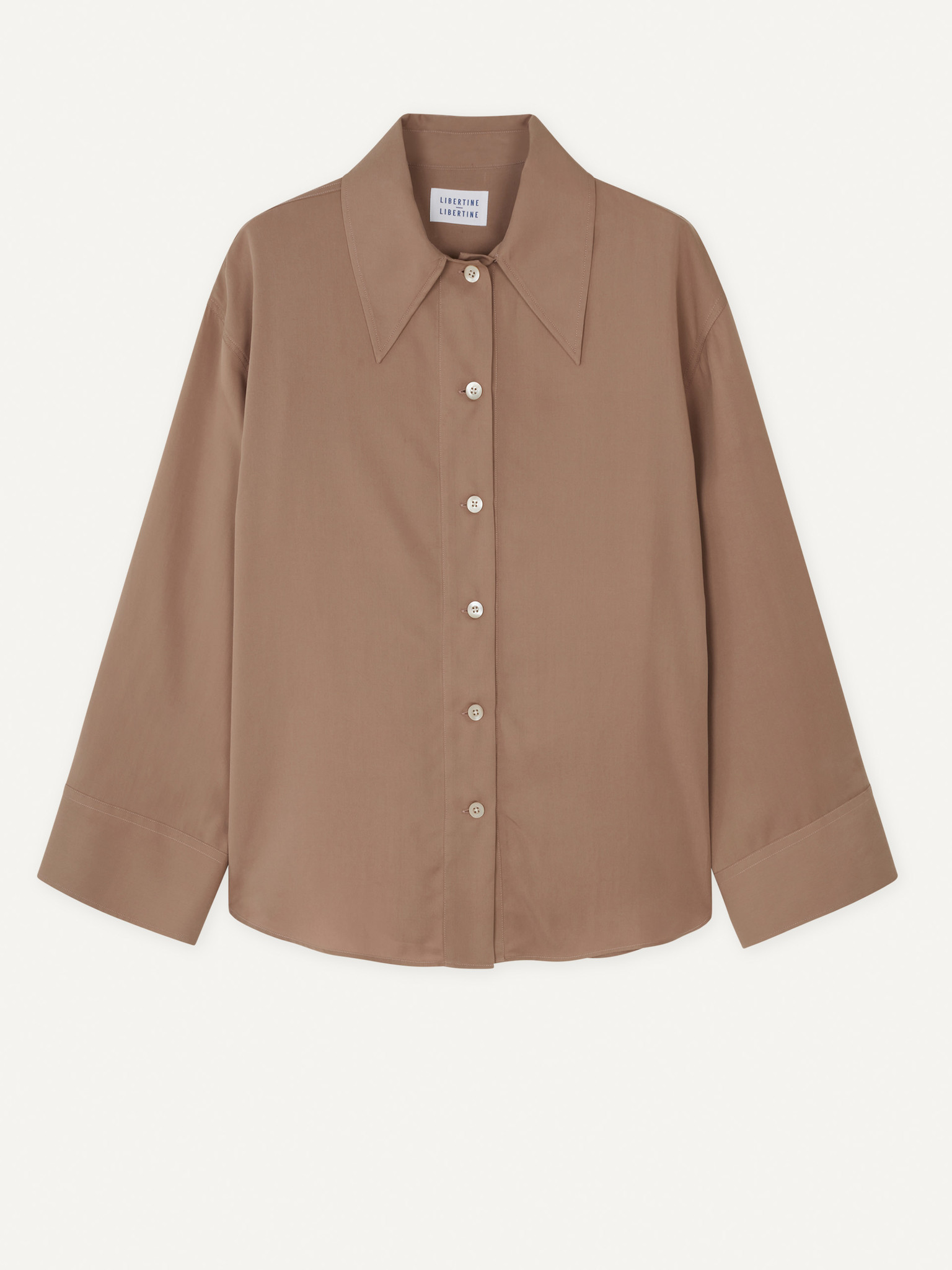 Mercy Blouse Camel Brown-2
