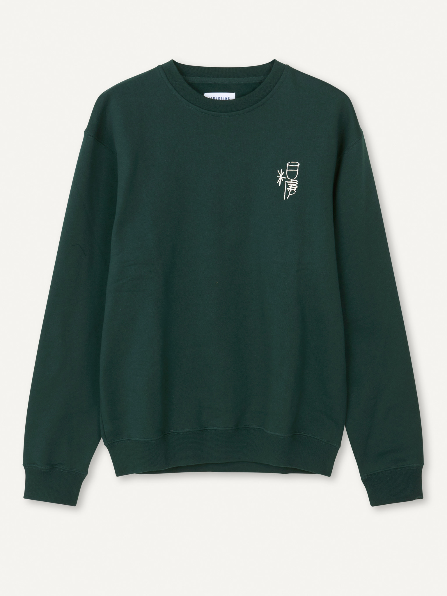 Society Sweatershirt Refill Groen-1
