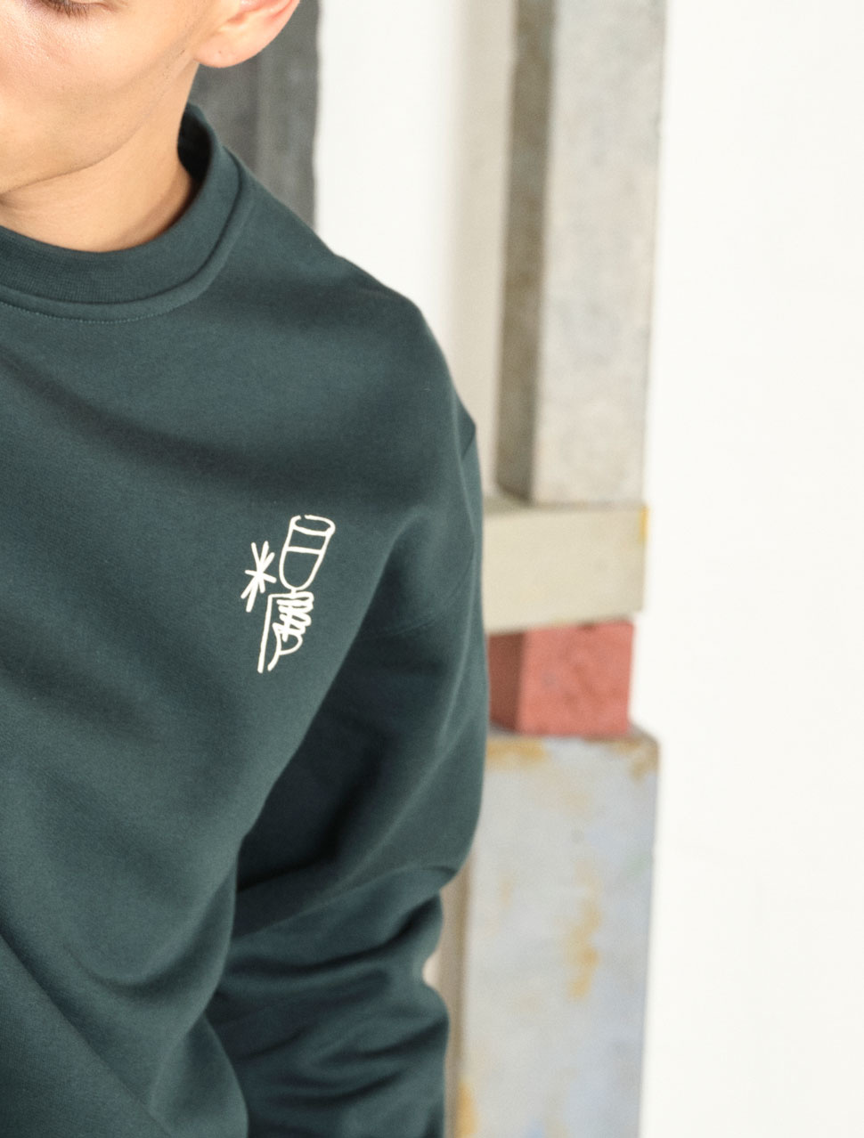 Society Sweatershirt Refill Groen-2