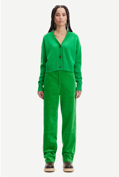 Aubrielle Corduroy Broek Groen