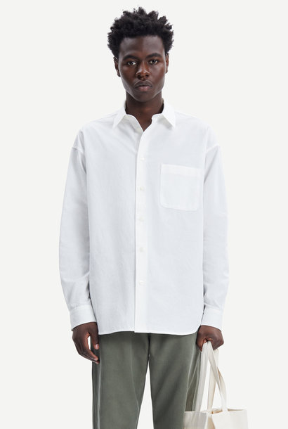 Luan J-overhemd voor heren, wit