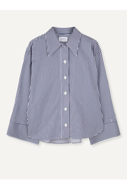 Mercy donkere marine streep