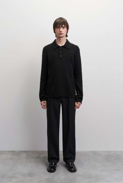 Taylen Button Down Knitwear Black