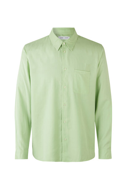 Liam FF Overhemd Glanzend Groen