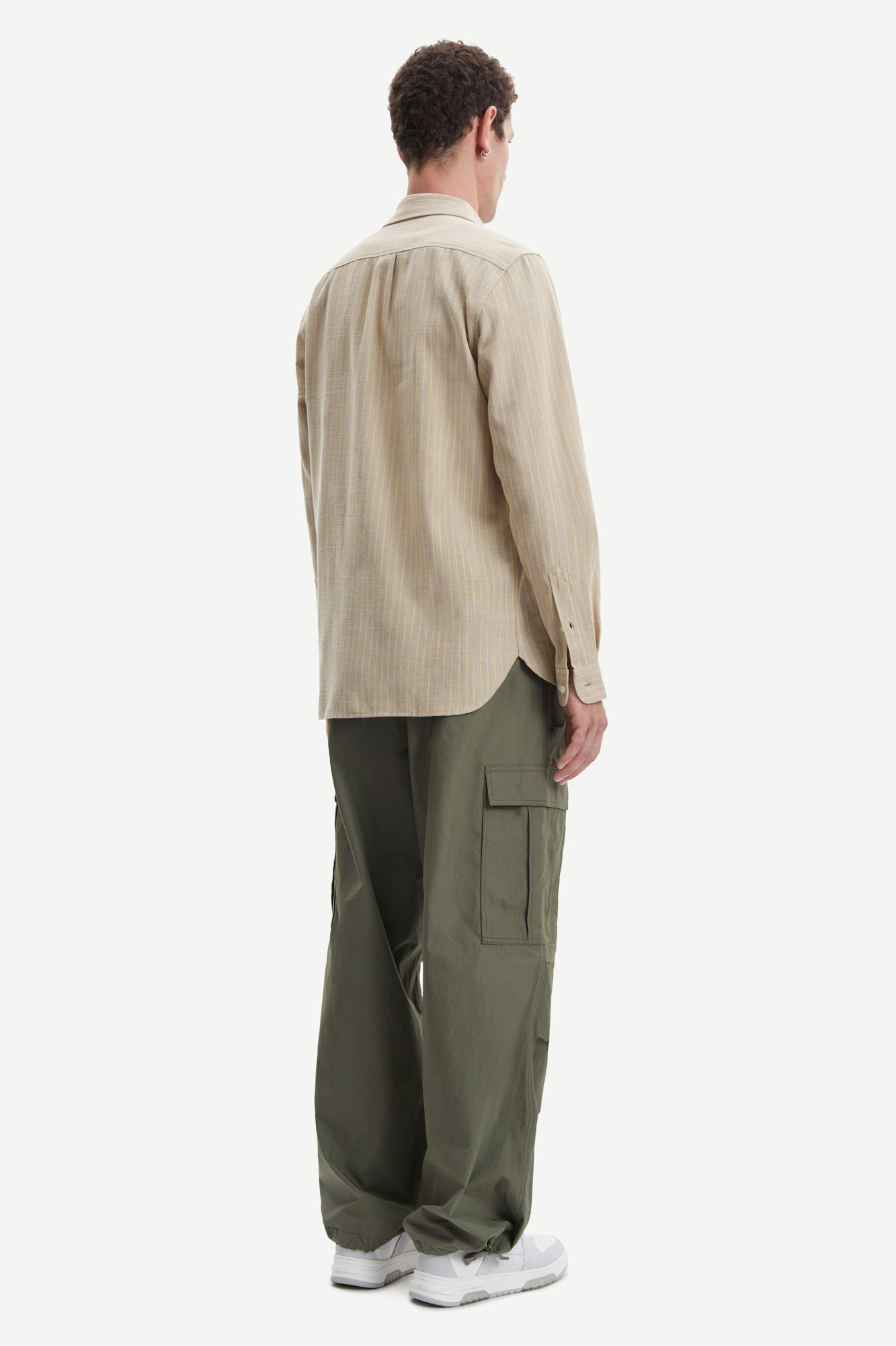 Liam FP Shirt Beige / Daiquiri Green St. Men-3
