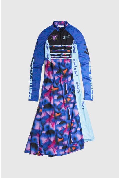 Eva Performance Jurk AOP Paars