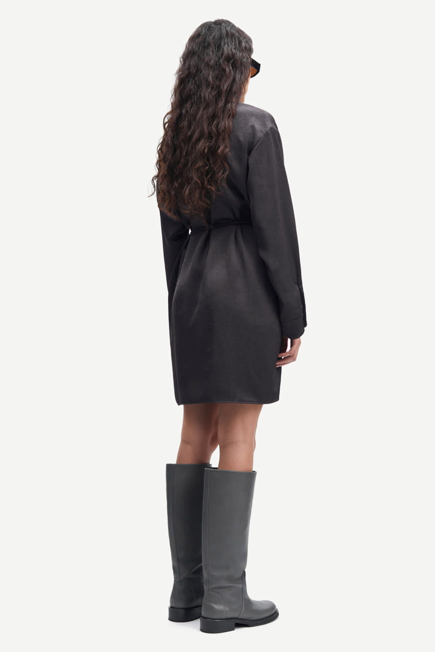 Alfrida Shirt Dress Phantom Black 14896-3