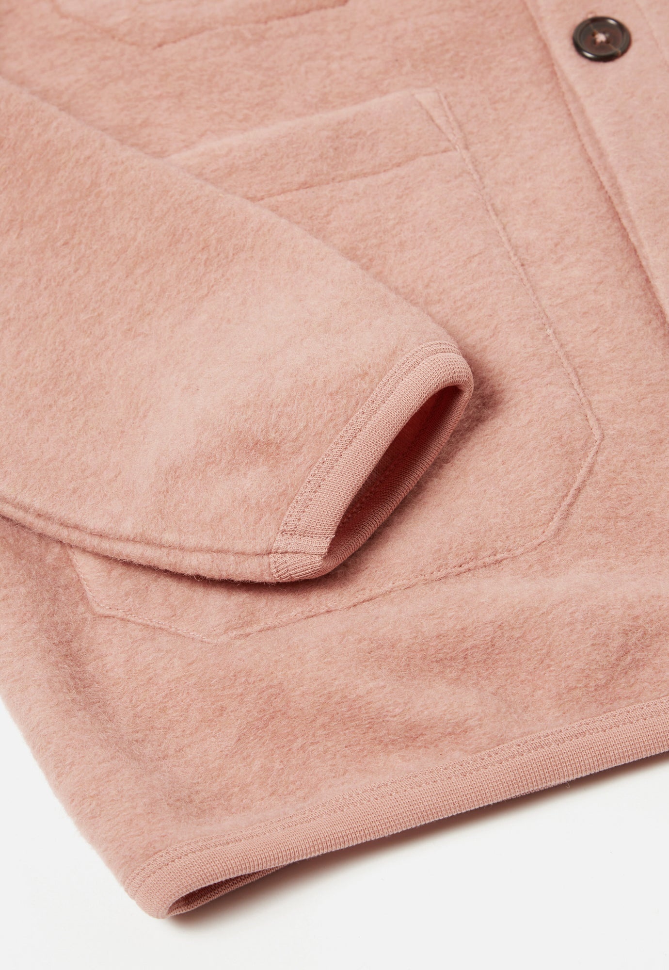Cardigan Wool Fleece Pink-3