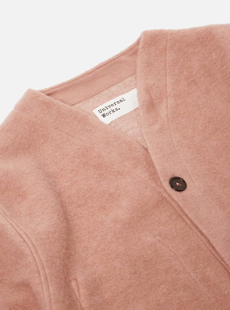 Cardigan Wool Fleece Pink-5