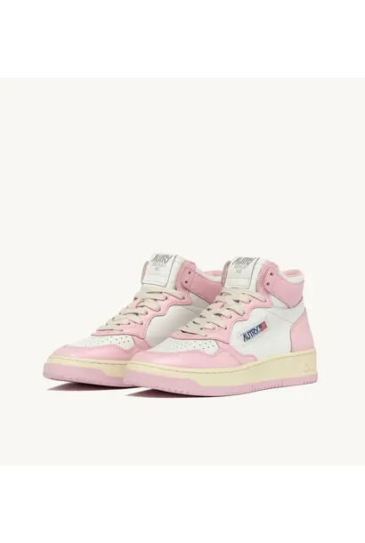 Medalist Mid High White Pink WB37