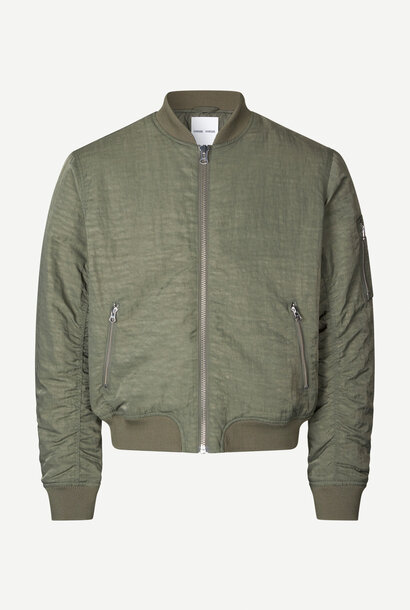 Mae Bomber Jacket Dusty Olive Green