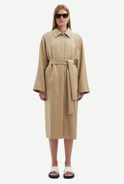 Sada Trench Coat Chinchilla Bruin