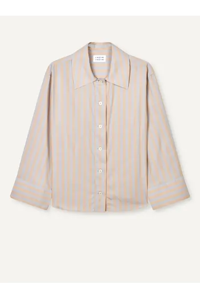 Mercy Dusty Blue Stripe Shirt 3462