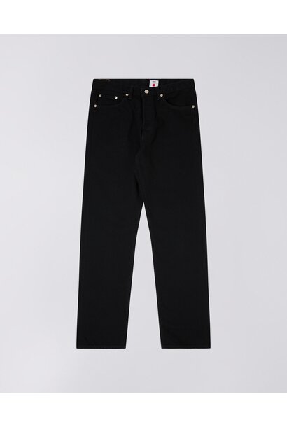 Loose Straight Kaihara Right Hand Black Denim 13oz.