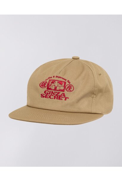 Ginza Secret 5 Panels Cap Twill Sand