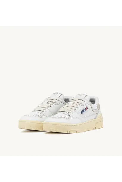 CLC Low Mat Wit Leer Dames MM41