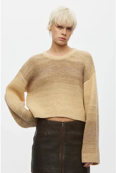 Fall Cropped Knit Travertine 20789