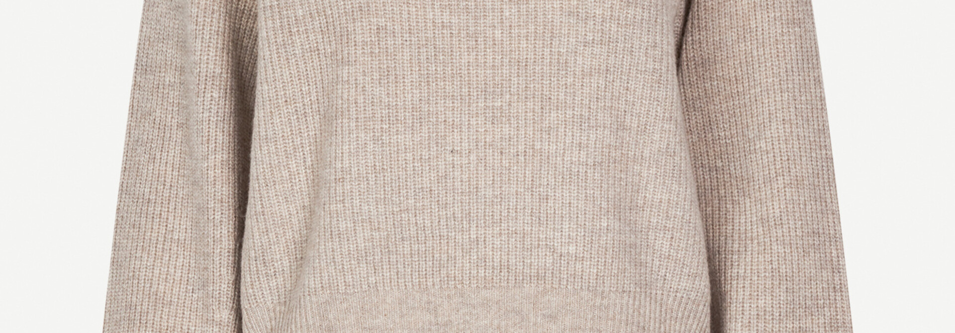 Sazlata Knitted Sweater Khaki Melange 15353
