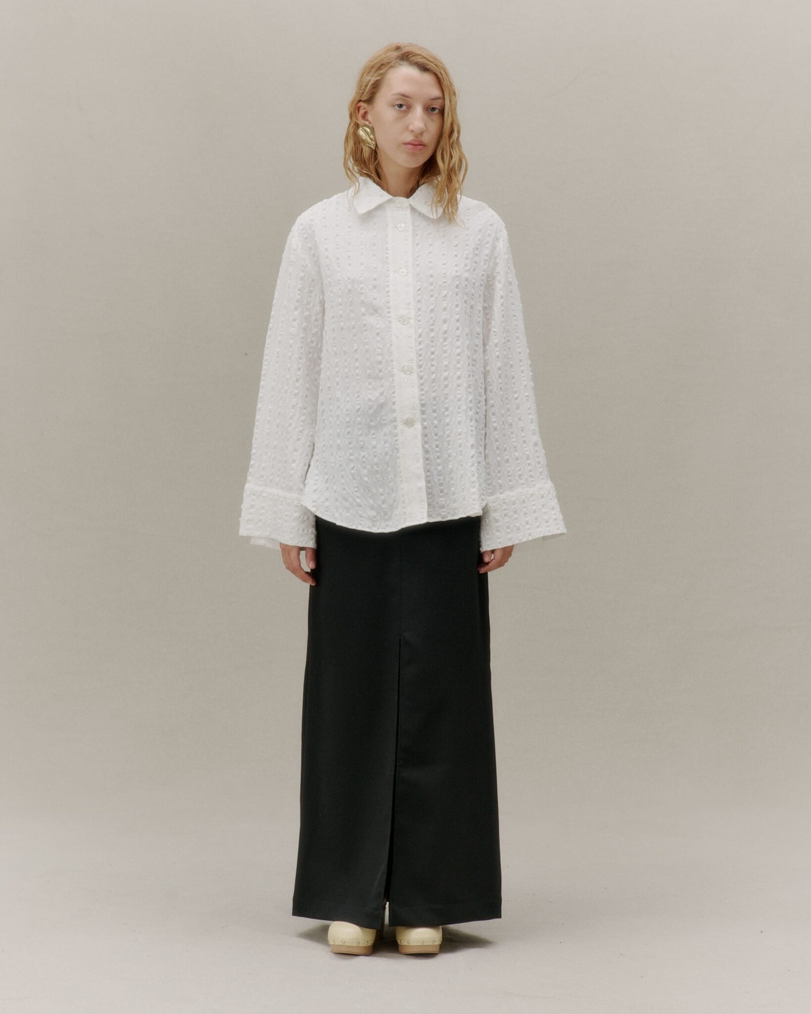 Helder Off White Dames Shirt 3509-2