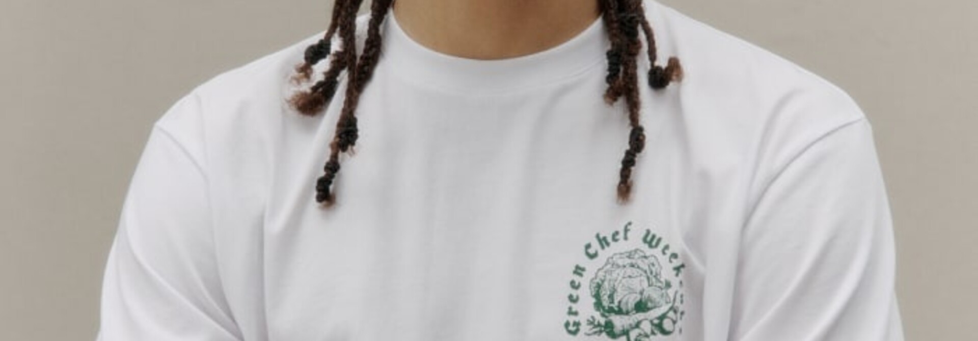 Beat Green Chef T-shirt Wit 1868